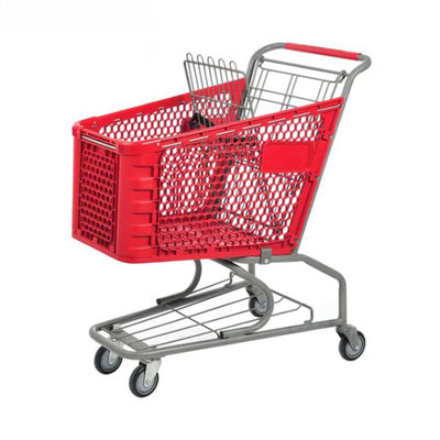 4 ruote carrello di plastica supermercato carrello di shopping carrelli portatili