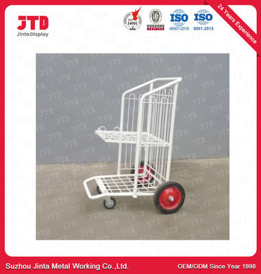 Cesto metallico d'accantonamento della fila del ODM 4 degli accessori del supermercato Q235