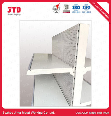 comprare La scaffalatura del negozio della gondola dei lati del doppio S50 spolverizza il rivestimento rivestito online manufacture