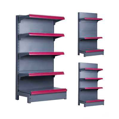 comprare Ripiani di vendita al dettaglio in acciaio personalizzati Ripiani di negozio Display Supermercato Gondola Rack online manufacture