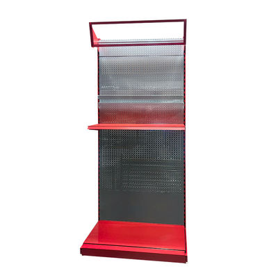 comprare Espositore per attrezzi da garage ODM OEM con ripiani regolabili e pannello forato in metallo per stoccaggio e esposizione online manufacture