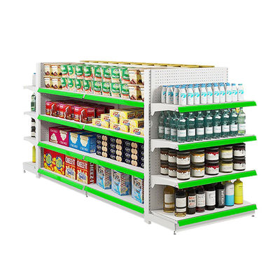 comprare 5-Shelf Metal Gondola Display for Supermarkets 80kg Capacity online manufacture