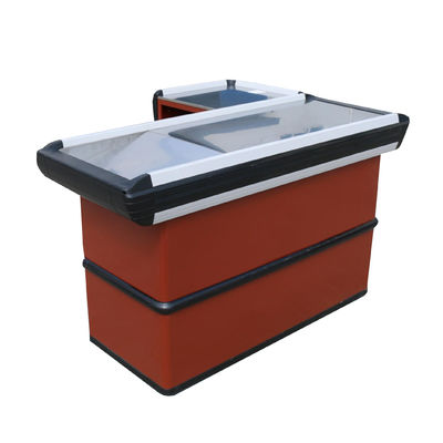 comprare Banco cassa professionale per supermercato in acciaio inox 304 per uso alimentare, con certificazione ISO9001 e sensazione al tatto migliorata del 60% online manufacture