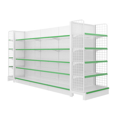 comprare 5 scaffali Gondola scaffale Supermercato scaffali con 6 scaffali e 4 scaffali Opzioni per il display al dettaglio online manufacture