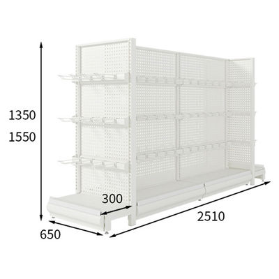 comprare ISO9001 Certificato Tavolo personalizzabile Gondola Display Rack con installazione rapida per i supermercati Rack online manufacture