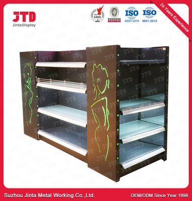 comprare 4 strati di vetro del supermercato dello scaffale compongono la scaffalatura 1600mm resistente online manufacture