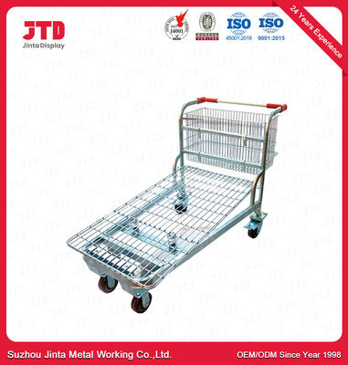 comprare il carretto della fila 60L 2 sull'unità di elaborazione a 5 pollici delle ruote spinge il piatto di Chrome online manufacture