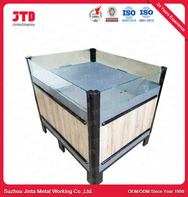 comprare Promozionale di Brown banco di mostra lo scaffale di esposizione di legno del supermercato del CE online manufacture