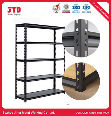 Rack di ripostiglio in acciaio galvanizzato senza bulloni regolabile per garage / magazzini / uffici