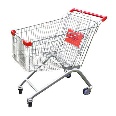Supermercati e negozi di metallo carrelli della spesa carrelli con ruote