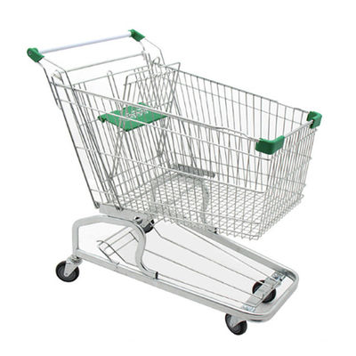 Supermercato Supermercato Metallizzato Carrello di shopping con colori personalizzati e ruote di gomma