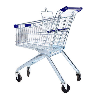 60L - 240L Metallo Acciaio filo alimentare carrello di acquisto pieghevole carrello di acquisto