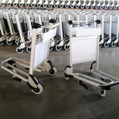 Metallo bagaglio aeroportuale carrello di passeggeri freno a mano carrello aeroportuale