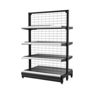 Wire Mesh Supermarket Gondola Display Rack Menù Rack Wire Display Rack