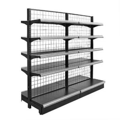 Wire Mesh Supermarket Gondola Ripiani Display Rack Store Ripiani Display Wire