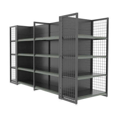 Supermercato Supermercato Gondola Stand Wire Display Ripiani Negozio Acciaio Menù personalizzato