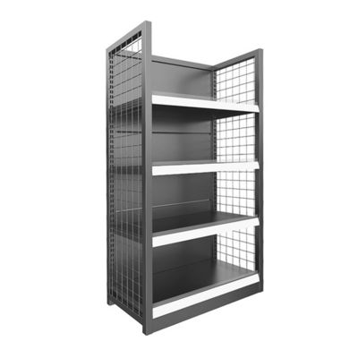 Supermercato Wire Display Rack Ripiano per rivenditori su misura Gondola Mesh Shelf