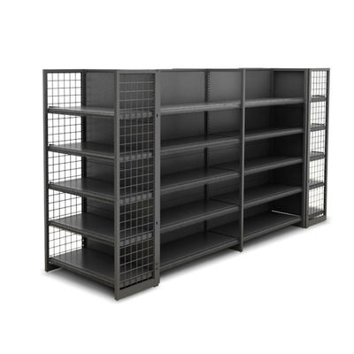 Supermercato Wire Display Rack Ripiano per rivenditori su misura Gondola Mesh Shelf