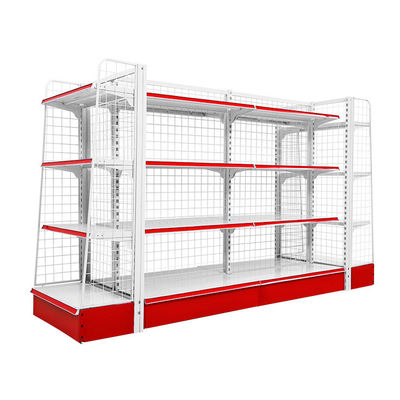 Supermercato Retail Store Metal Wire Mesh Gondola Mensola di ripiani