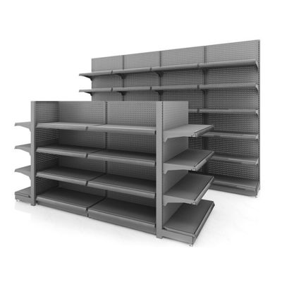 Display a doppio lato a gondola scaffalatura supermercato negozio di alimentari scaffalatura