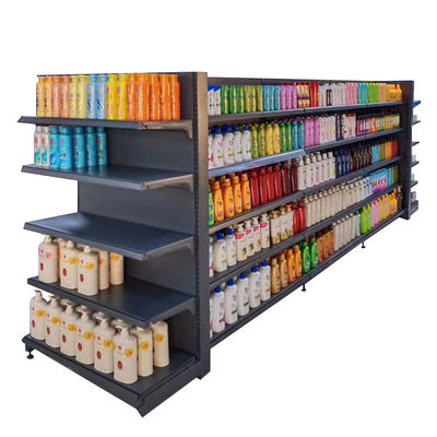 Supermercato Negozio al dettaglio Gondola a doppio lato Display Scaffalatura Negozio di comodità Mensola / scaffale