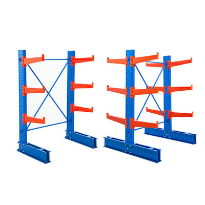 Cantilever rack per magazzini di stoccaggio personalizzabili con capacità di peso 500-3000 kg/strato