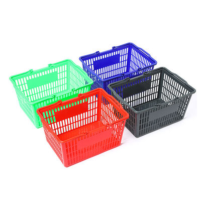 Cesto di plastica convenienza personalizzabile per la spesa in supermercato
