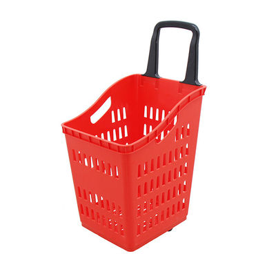 Supermercati Cesto di plastica per carrelli Cesto di acquisti personalizzato per un facile trasporto