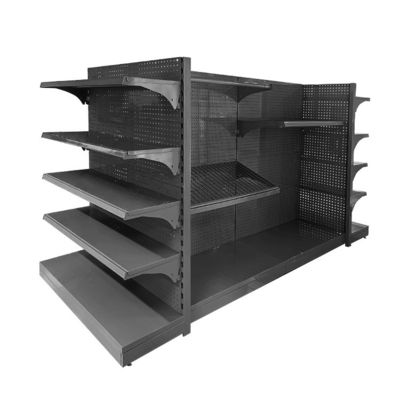Sistema di scaffalatura per supermercati al dettaglio in acciaio laminato a freddo con capacità di carico 30-80 kg/strato