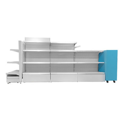 Ripiani per display di supermercati in acciaio laminato a freddo per esigenze di display personalizzate