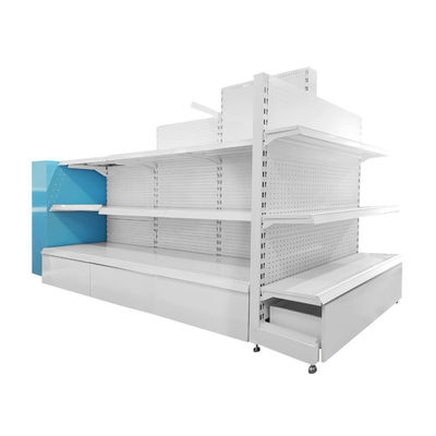 Ripiani per display di supermercati in acciaio laminato a freddo per esigenze di display personalizzate