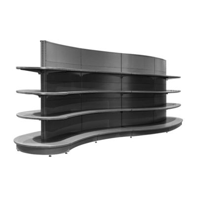 Rack di supermercato in stile moderno con struttura stabile e facile da assemblare