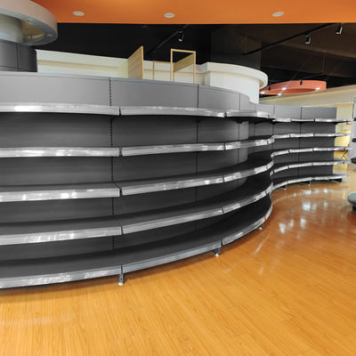 Rack di supermercato in stile moderno con struttura stabile e facile da assemblare
