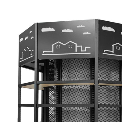 Display per supermercati personalizzati Scaffalatura stile moderno per display al dettaglio attraenti