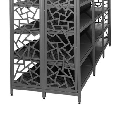 Sistema di scaffalature per supermercati personalizzato e resistente per un deposito ottimale