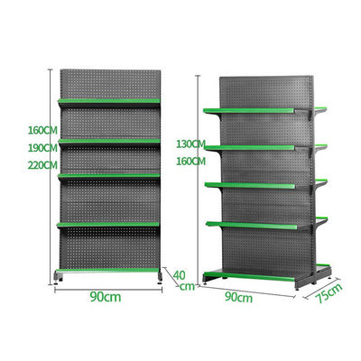 Scaffalature stabili per display di supermercati con elevata capacità di carico e opzioni personalizzabili
