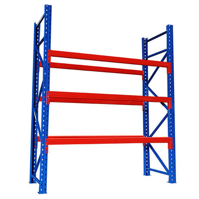 Rack di stoccaggio per magazzini di metallo personalizzati con una capacità di 500-3000 kg per strato