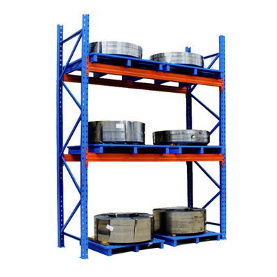 Rack di stoccaggio per magazzini di metallo personalizzati con una capacità di 500-3000 kg per strato