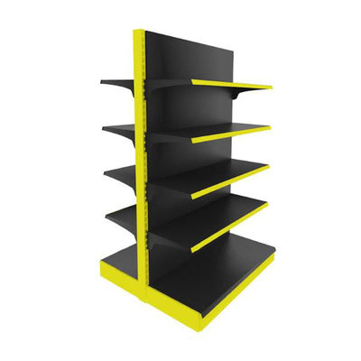 Scaffalature di supermercati di acciaio laminato a freddo stabili per soluzioni di stoccaggio personalizzate