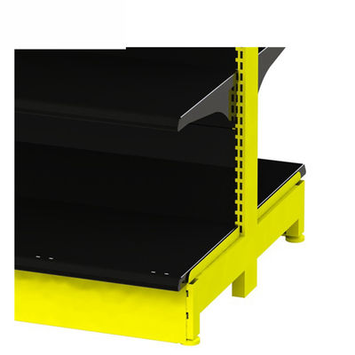Scaffalature di supermercati di acciaio laminato a freddo stabili per soluzioni di stoccaggio personalizzate