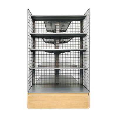 Ripiani di vetrina di supermercato in stile moderno con facile installazione