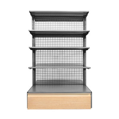 Ripiani di vetrina di supermercato in stile moderno con facile installazione