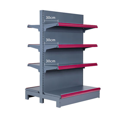 Ripiani di vendita al dettaglio in acciaio personalizzati Ripiani di negozio Display Supermercato Gondola Rack