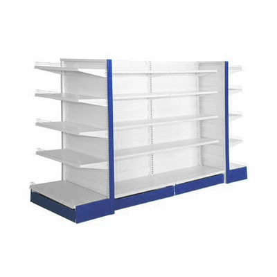 Moderne scaffalature per supermercati con struttura in acciaio stabile