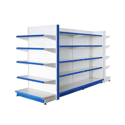 Moderne scaffalature per supermercati con struttura in acciaio stabile