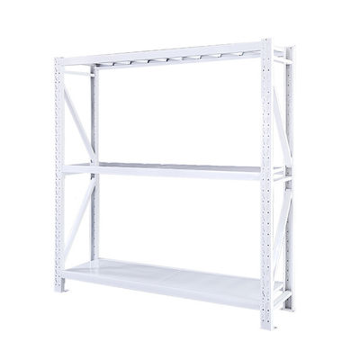 Rack di magazzino in acciaio laminato a freddo robusto e durevole con capacità di 500-3000 kg per strato