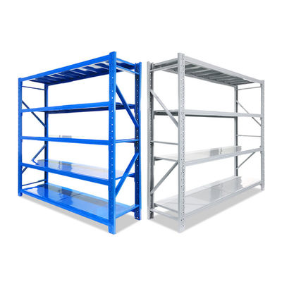 Rack di magazzino in acciaio laminato a freddo robusto e durevole con capacità di 500-3000 kg per strato