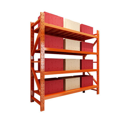 Scaffalature metalliche per magazzini con rivestimento in polvere per soluzioni di stoccaggio personalizzate e durevoli