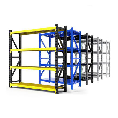 Rack di stoccaggio per magazzini in acciaio laminato a freddo