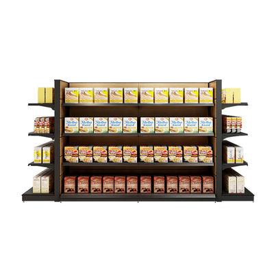 Sistema di scaffalatura per schermi di supermercato moderno e stabile
